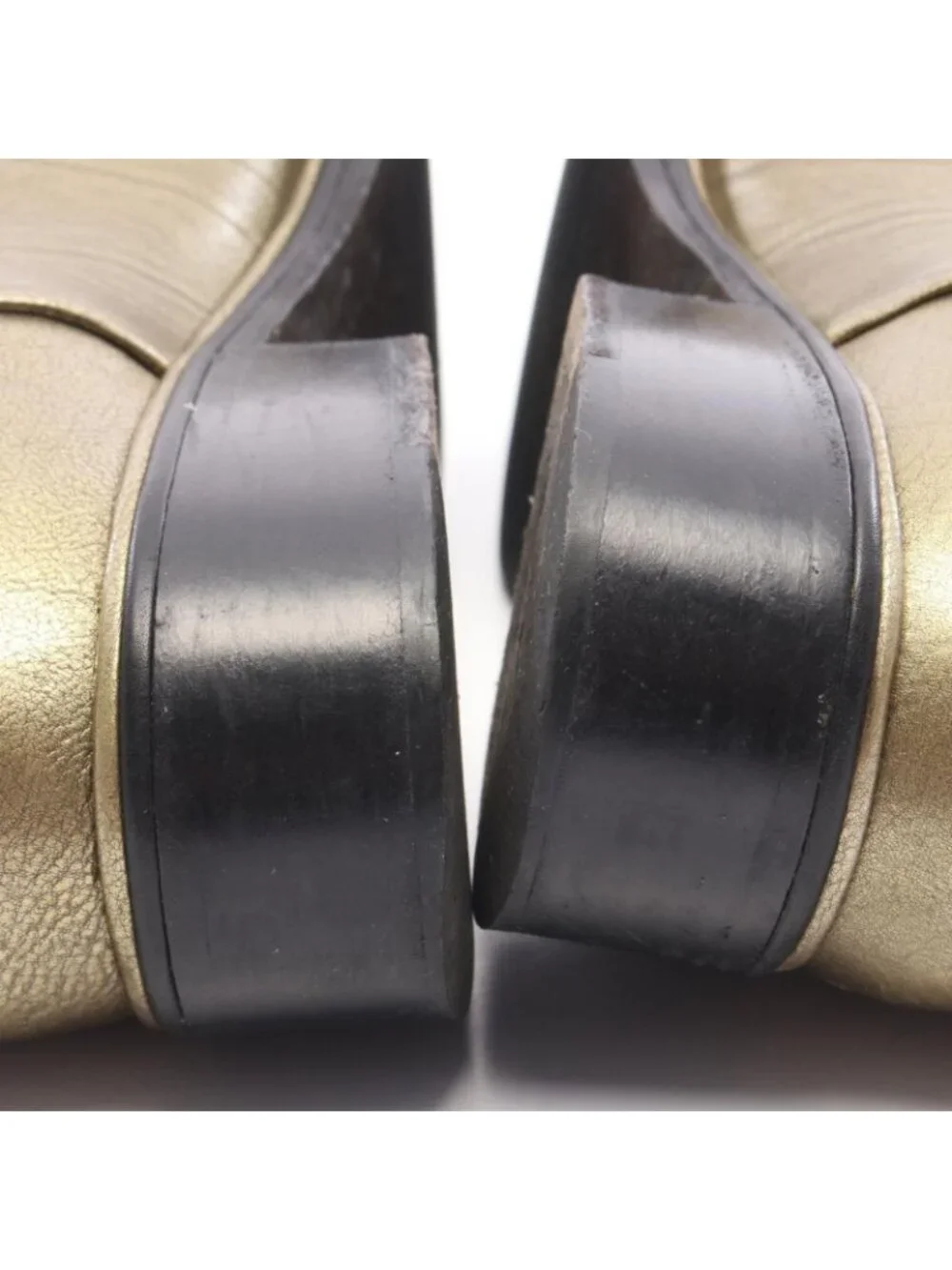Chanel Boots CC Logo Long Leather